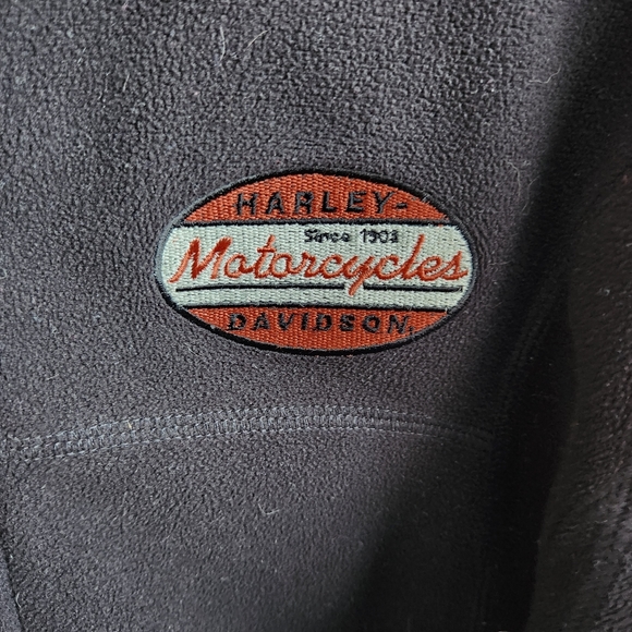 Harley Davidson fleece jacket LG - Picture 3 of 6